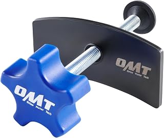OMT Auto Brake Caliper Compressor, Universal Inner Pad Spreader Tool, Blue | Solid Steel Build; 0.4" Threaded Rod for Fast Piston Reset; Ergonomic Knob; Fits Cars and Light Trucks; Anti Rust Finish
