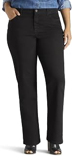 Lee Wrinkle Free Relaxed Fit Straight Leg Pant Women's Trousers