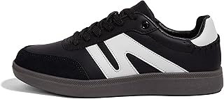 LUCKY STEP Women Retro Gum Sole Fashion Sneakers