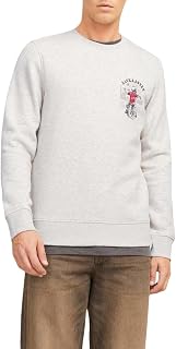JACK & JONES Jjskull Rock Sweat Crew Neck Men's Tracksuit Top (Pack of 1)