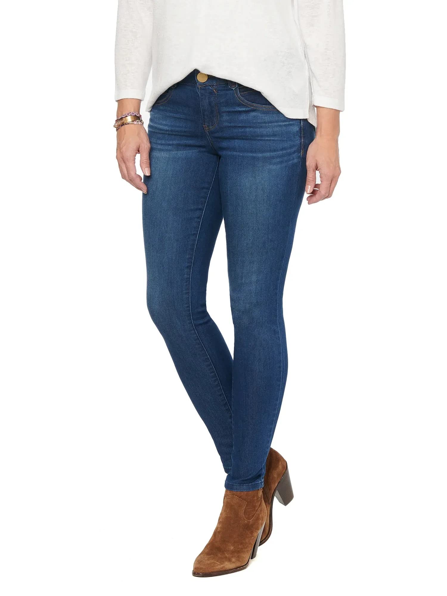 Democracy Women's Plus Size Straight Leg Jeans