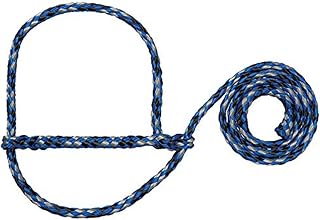 Weaver Leather Livestock Poly Rope Sheep Halter, Blue/Black/Gray