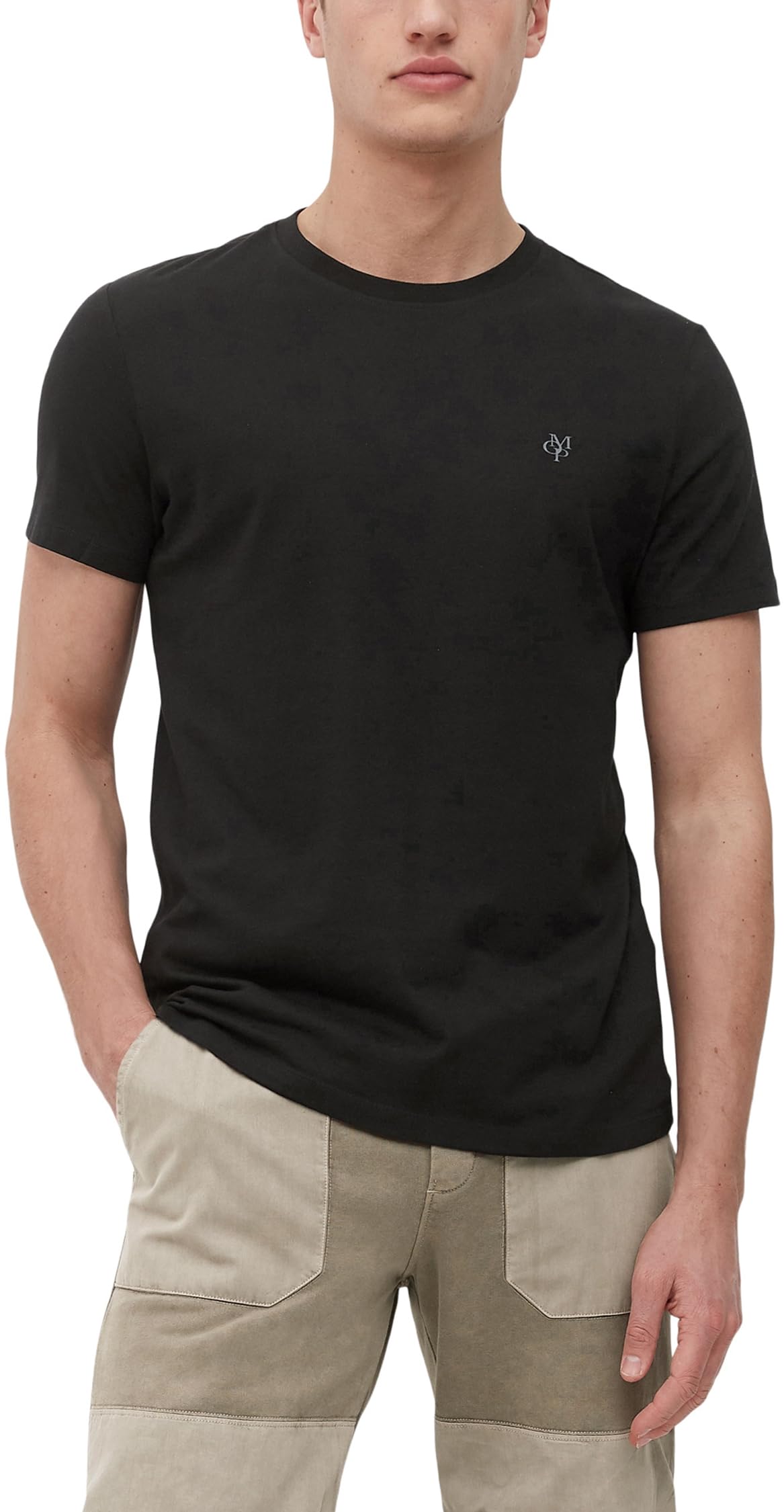 Marc O'Polo Hombre con pequeño Logotipo Impreso, cómoda Parte Superior de algodó