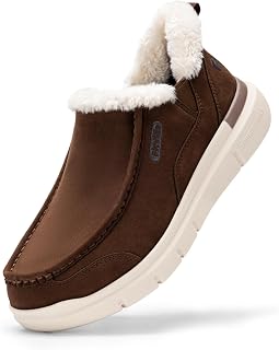 FitVille Extra Wide Men Slippers Slip-on Diabetic Shoes for Men Non Slip House Slipper for Flat Feet Pain Relief Neuropathy