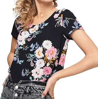 ONLY Onlfirst One Life SS AOP Top Noos WVN Women's T-Shirt