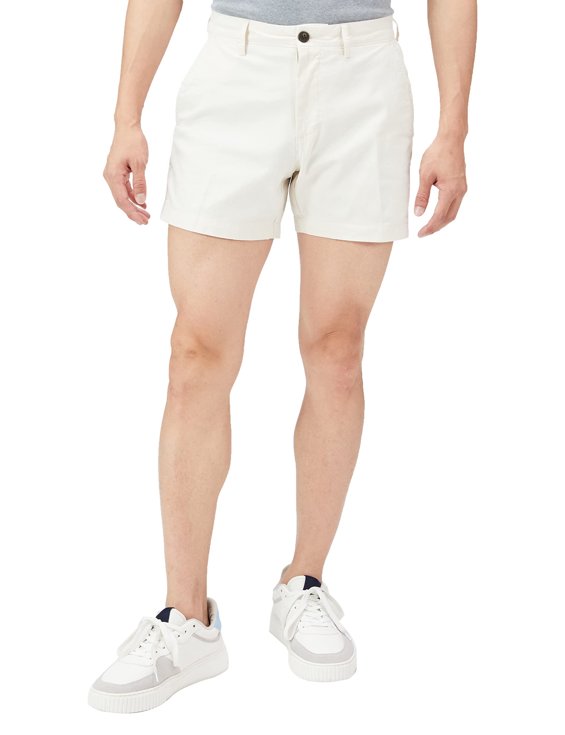 Amazon Essentials Men's No Tuck Slim Fit Comfort Stretch Chino Shorts