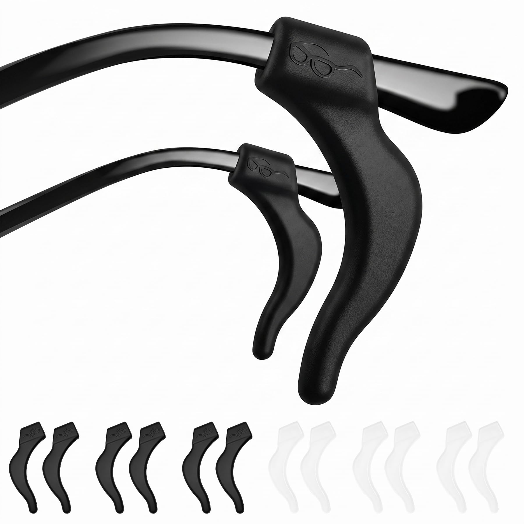 12 Pcs 6 Pairs Stop Glasses Slipping Down Nose,Anti Slip Glasses Grips | Glasses