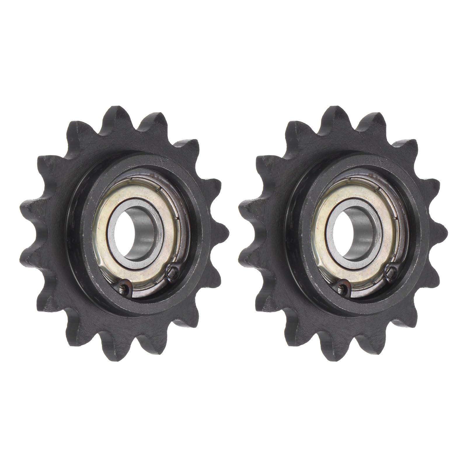 uxcell #35 Chain Idler Sprocket, 10mm Bore 3/8" Pitch 15 Tooth Sprocket Tensione