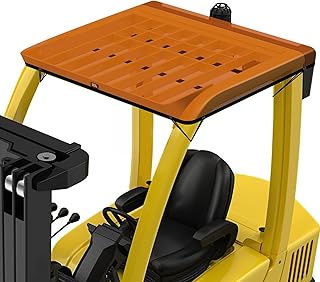 KEMIMOTO Forklift Shade Cover Heavy Duty Waterproof Fork Truck Sunshade Top | 51in x 43in Anti-UV Rain Canopy Cover for Forklift Capacity up to 8000 lb