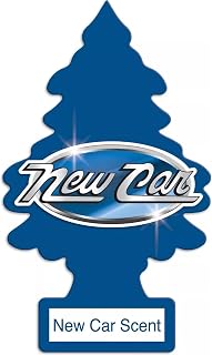 LITTLE TREES Car Air Freshener | Hanging Paper Tree for Home or Car | New Car Scent | 2 Pack