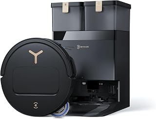 ECOVACS T50 PRO OMNI Gen3 Robot Vacuum Cleaner Floor Cleaner 25000 Pa | AIVI 3D 3.0, Wash at 167 °C, ZeroTangle Generation 3.0 Anti-bulk Technology, Automatic Charging, 81 mm