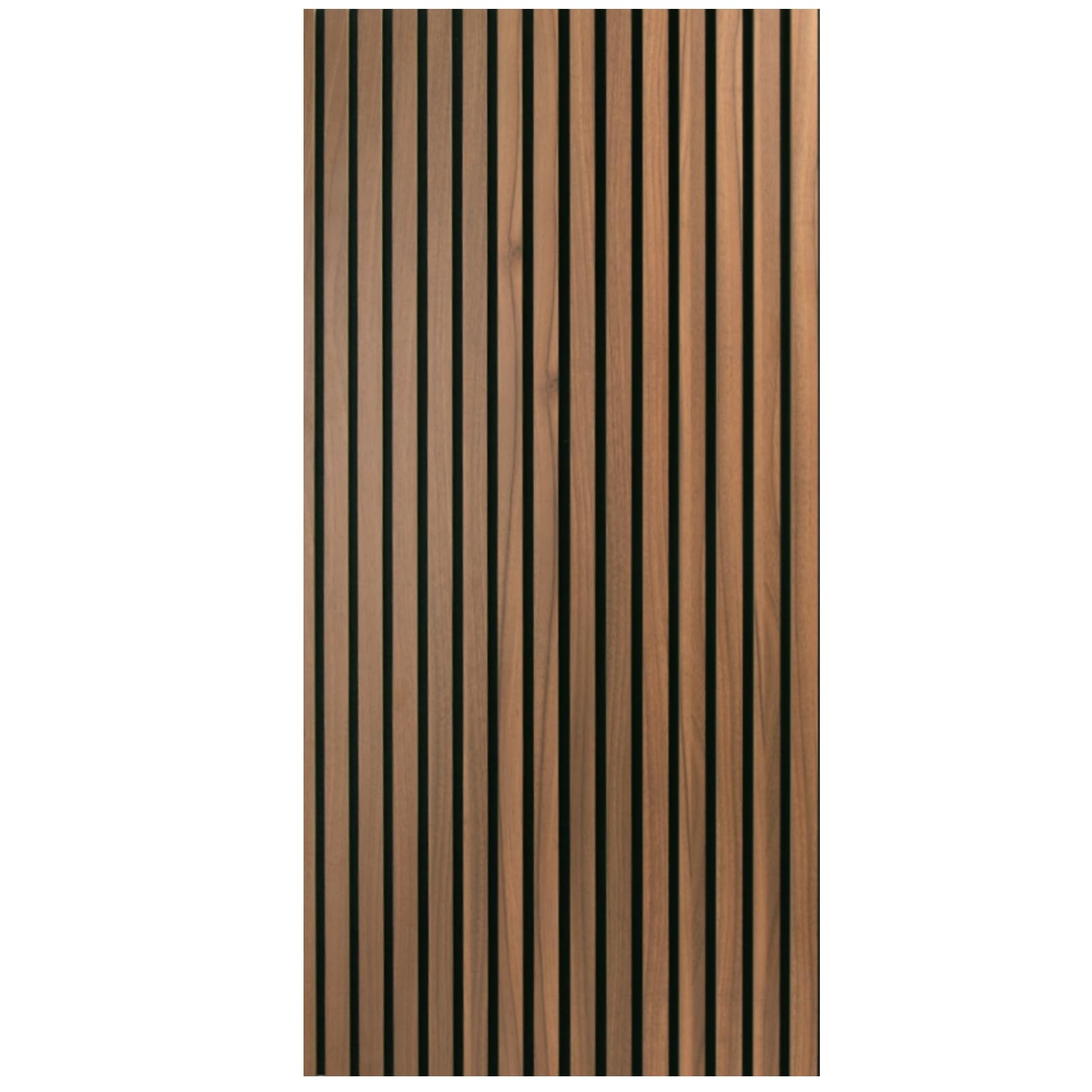 Art3d Walnut Brown Wood Slat Acoustic Panels, 4-Pack | Wood Slat Acoustic Wall P