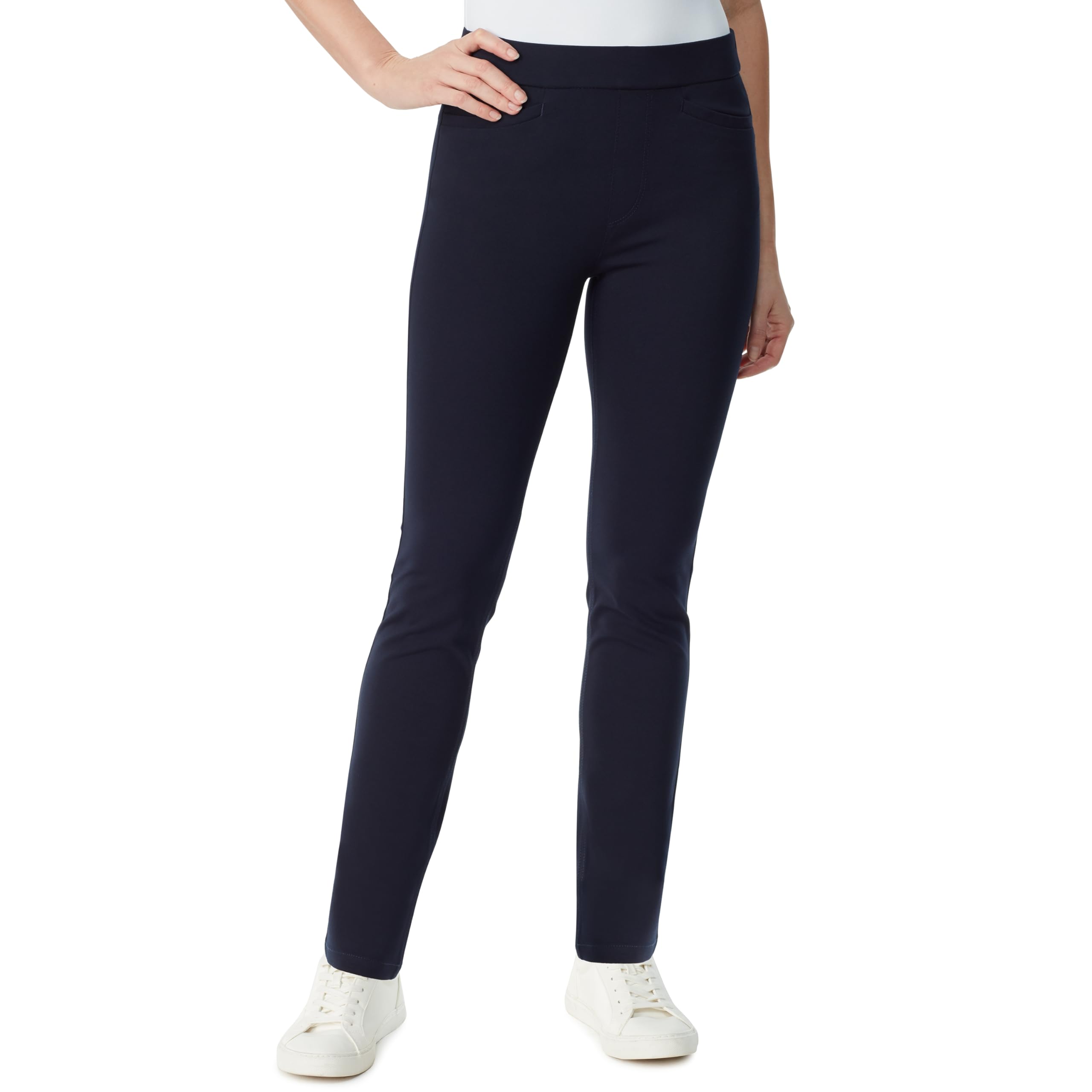 Gloria Vanderbilt Pull On Tummy Slimmer Trouser Pant Standard Women's Trousers