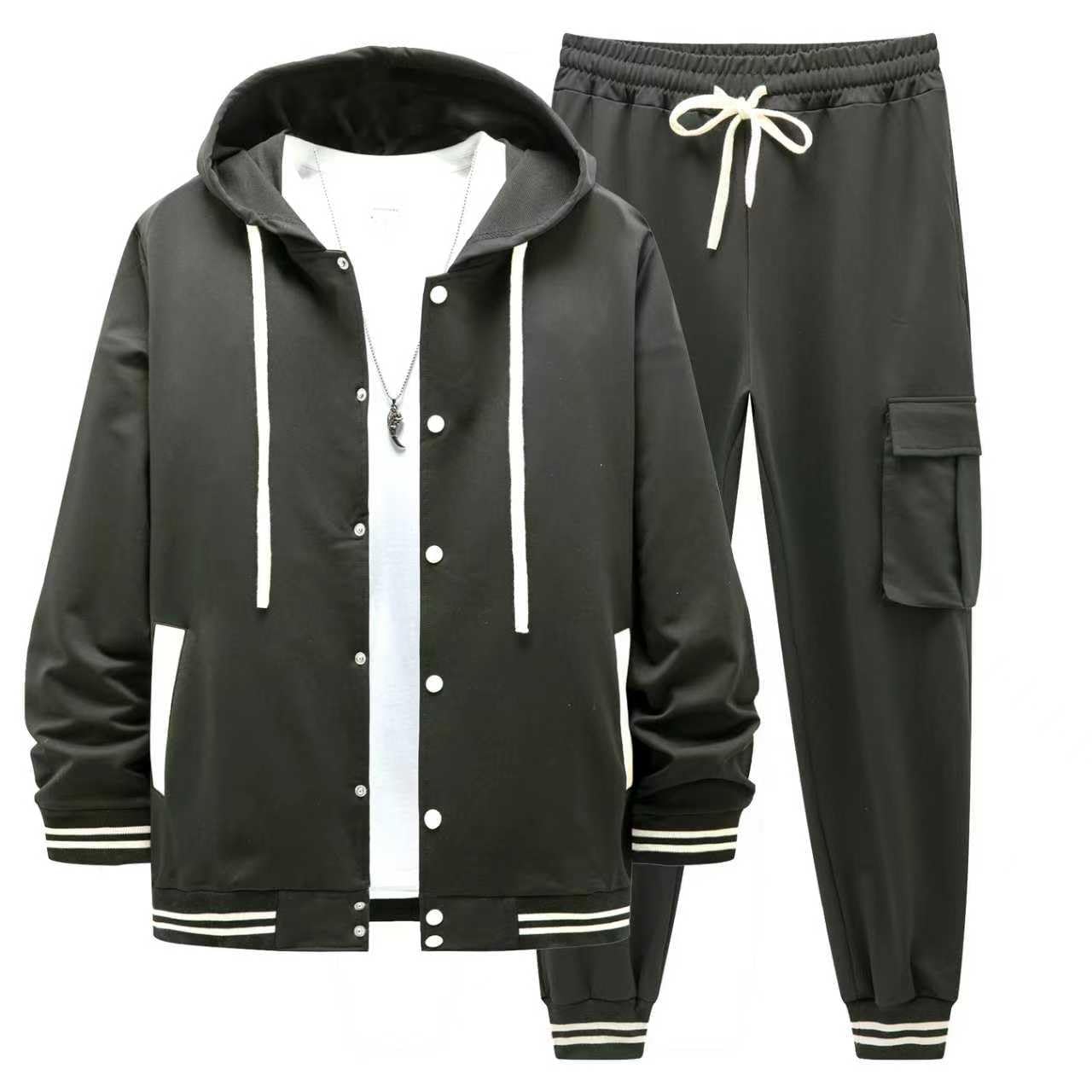 DONYKARRY Men's Tracksuits Sweatsuits For Men Summer Suits 2 Piece Lightweight C