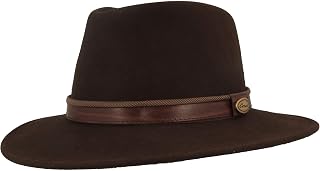 Breiter Rollable Outdoor Felt Hat Trekking Hat 100% Wool Hat Water-Repellent Wool Hat Foldable Men and Women
