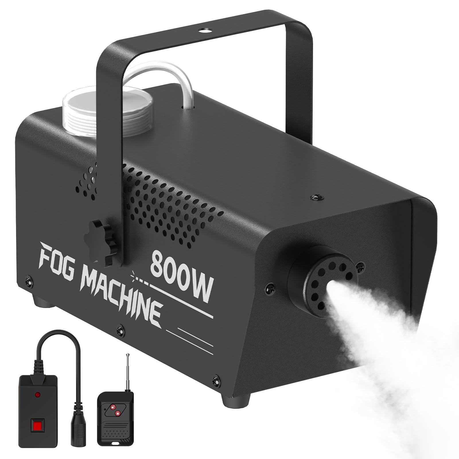 Dviuoa 800W Fog Machine, 3500CFM High Output Smoke Machine | Wireless & Wired Re