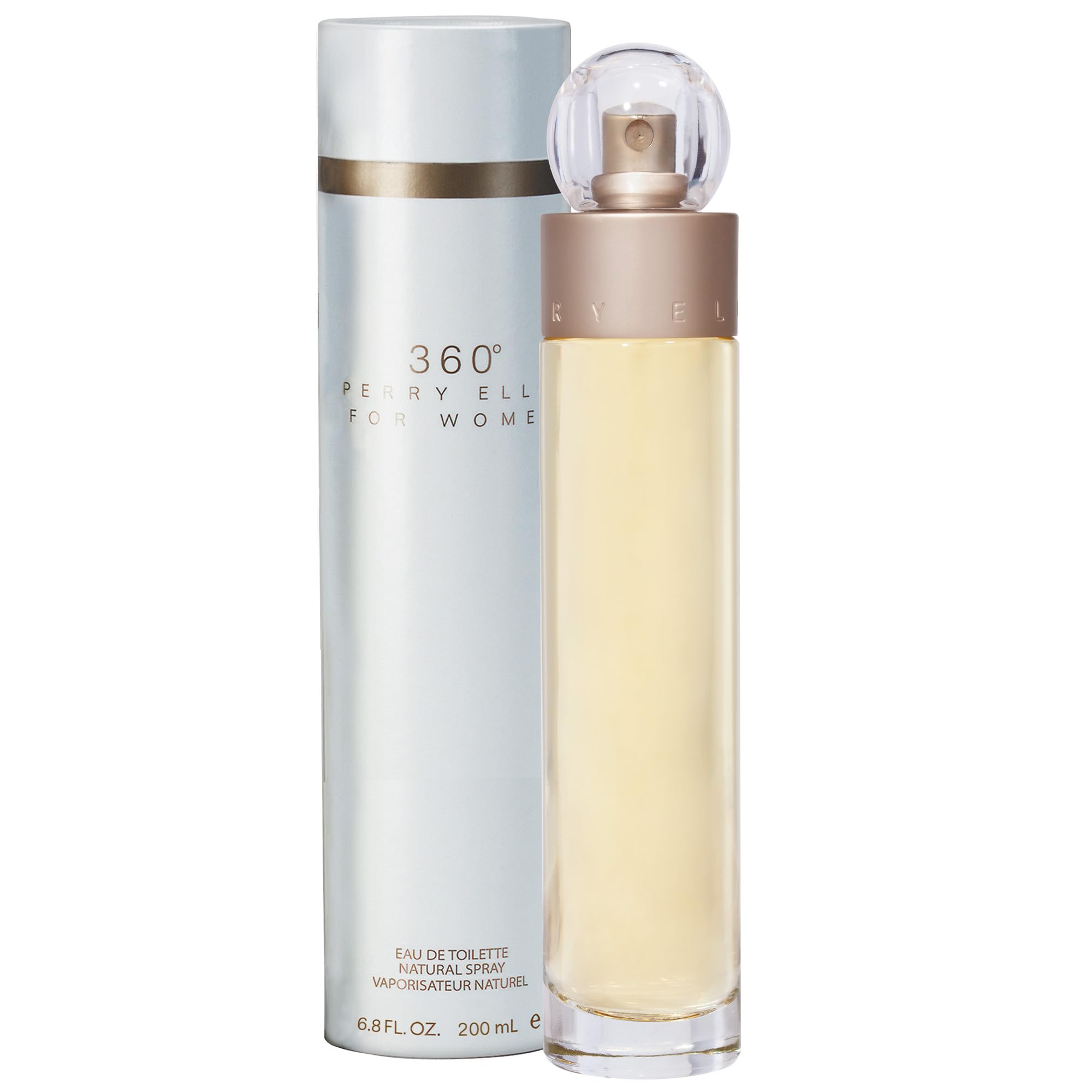 Perry Ellis 360° Eau De Toilette Spray for Women, 6.8 Fl Oz (200 mL) | Perfume f