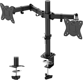 GRIFEMA Dual Monitor Stand for 13-27" LED/LCD Screen, Monitor Arm