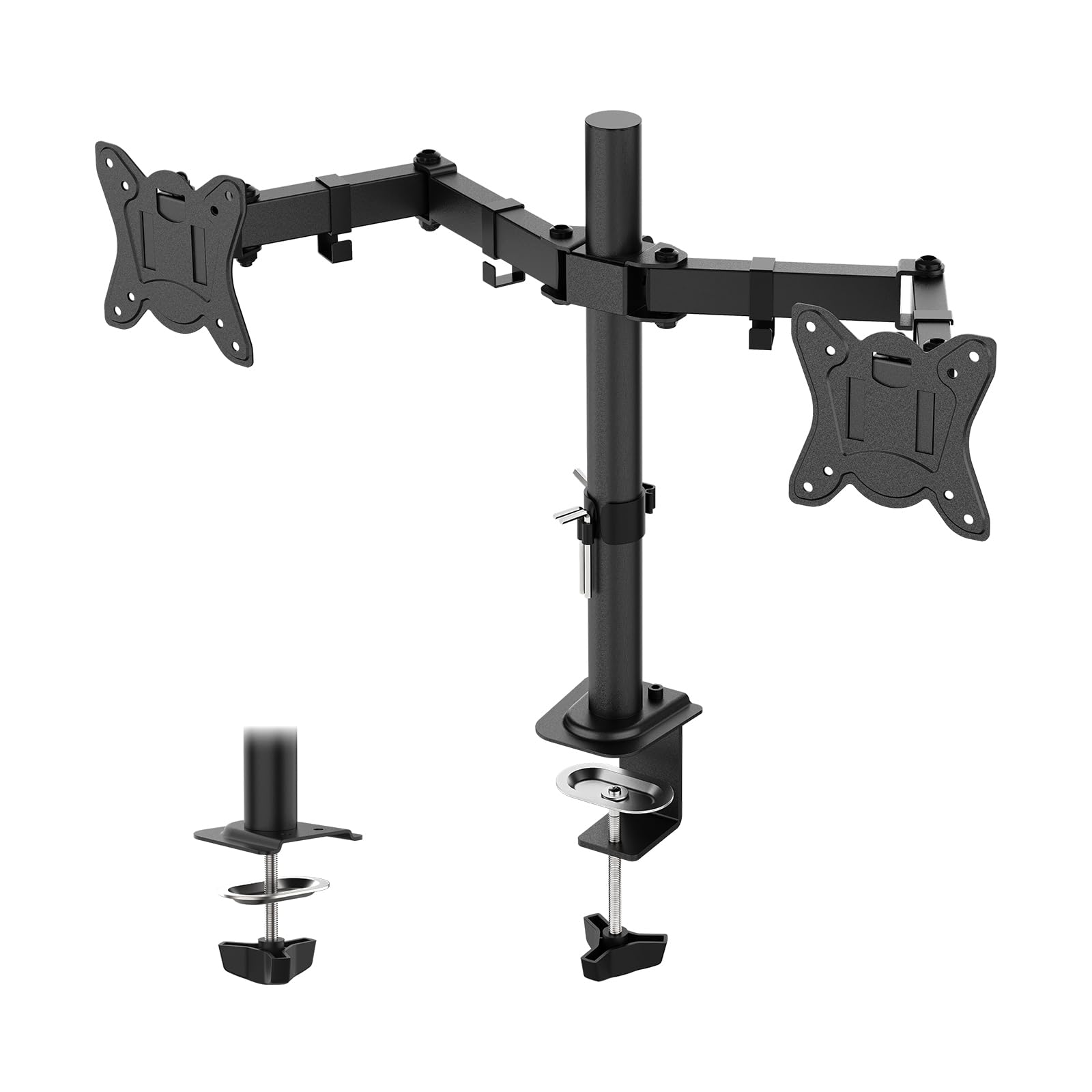 GRIFEMA Dual Monitor Stand for 13-27" LED/LCD Screen, Monitor Arm