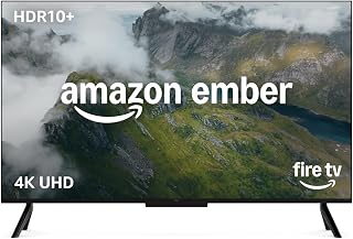 Amazon Ember 43" 4-Series with Fire TV (newest gen), 4K UHD smart TV with Alexa Remote, HDR10+, fast processor, Dolby Audio, Ambient Experience, free and live TV, find TV programmes faster with Alexa+
