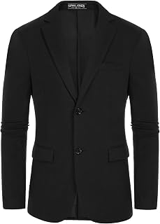 PJ PAUL JONES Men's Casual Knit Sport Coat Lightweight Blazer Jacket