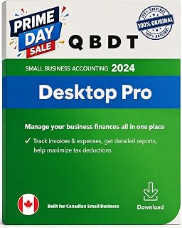 Quick - Books Desktop Pro 2024 For Windows PC | Canadian Version | NO DVD | Lifetime License | Amazon Message Delivery (Within 1-6hrs) | 100% Money Back Guarantee