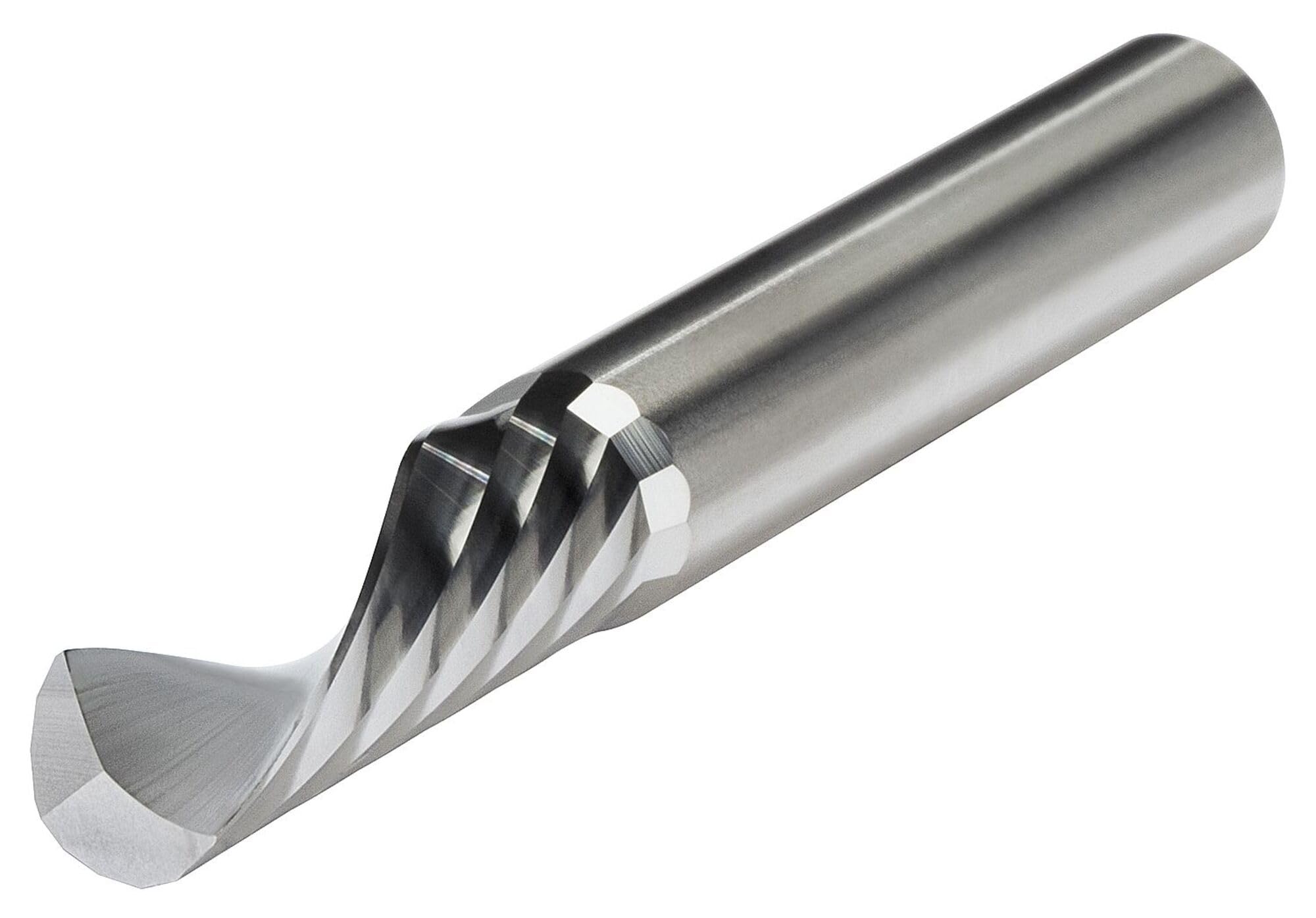 Micro 100 SFL-500-812 Square End Mill - Downcut, 1/2" Cutter Dia, 1-1/2" LOC, 1 