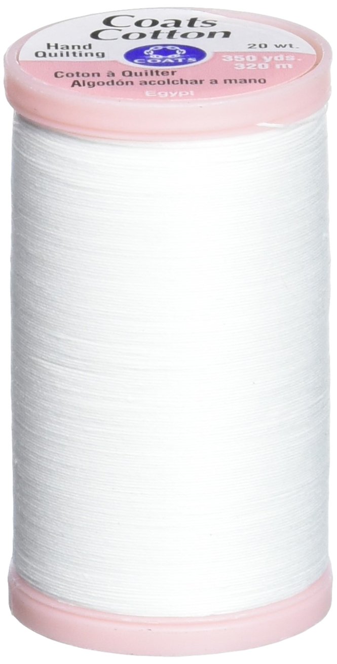 Coats &amp; Clark S980-0100 Hand Quilting Cotton Thread, 350-Yard, White