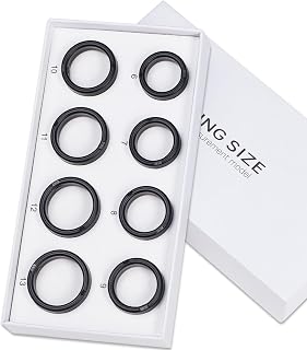 Sizing Kit Ring - Ring Sizer First Before You Buy - Ring Sizer Measuring Tool for Women Men, Choose from 8 Sizes - Sizes 6 to 13, Find The Perfect Ring Size Ring Sizer
