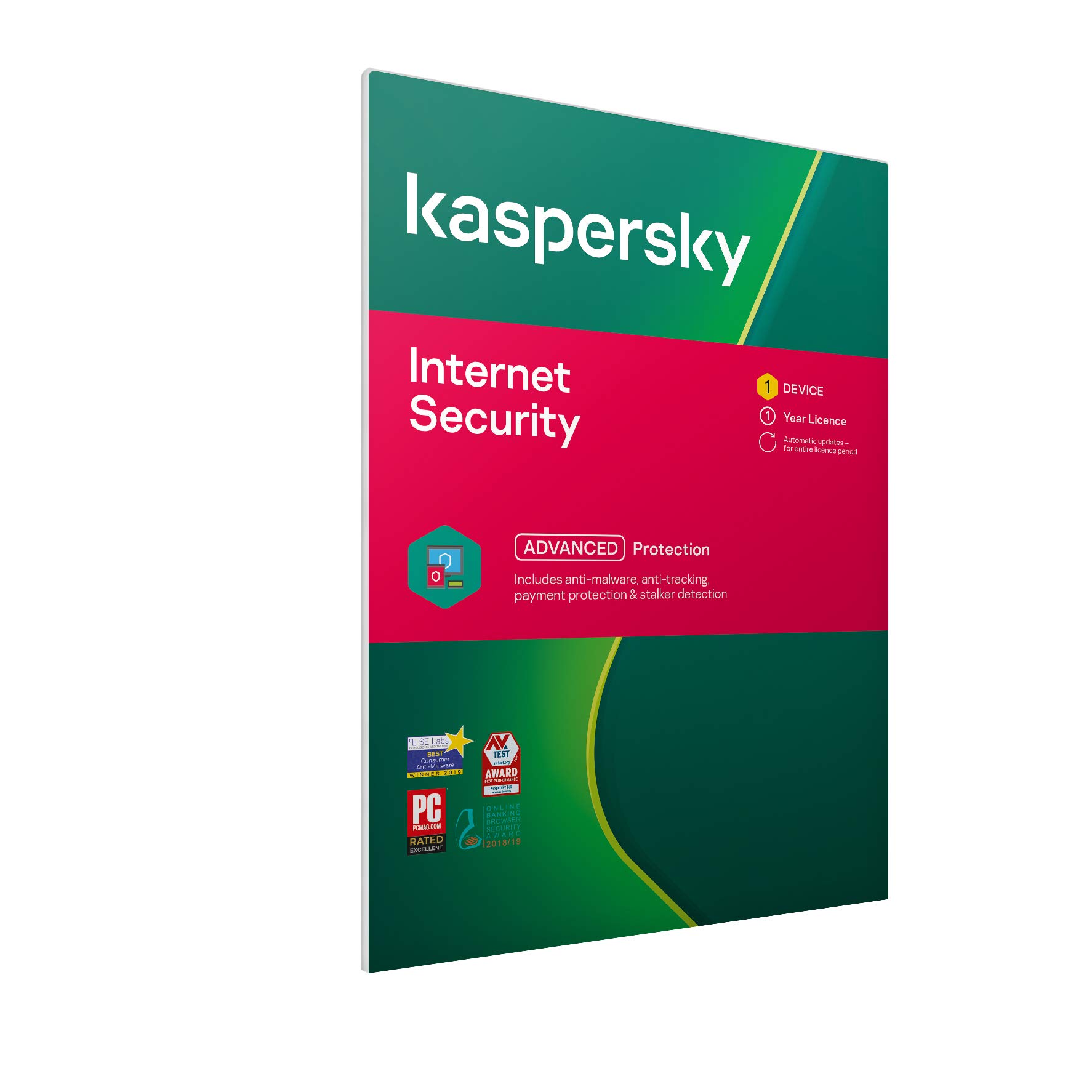 Kaspersky Internet Security 2021 | 1 Device | 1 Year | Antivirus and Secure VPN 
