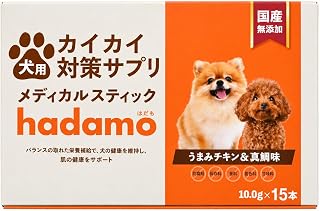 Hadamo Dog Skin Itchy Supplement, With Lactic Acid Bacteria H61 Blend, Additive-Free, Made in Japan, Red Snamper & Chicken Flavor, Large Capacity, 30 Cans
