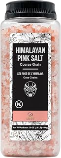 Soeos Himalayan Pink Salt 39oz (1.1kg), Kosher, Course Grain, Gourmet Pure Crystal, Pink Salt for Grinder