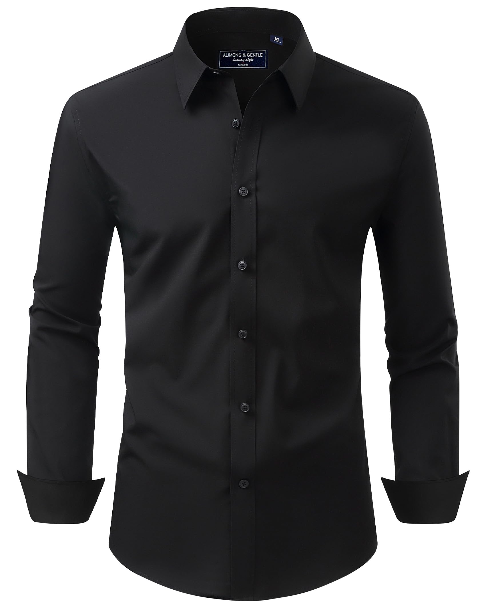 Alimens & Gentle Mens Shirts Stain Shield Long Sleeve Wrinkle Free Regular Fit B