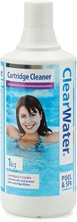 Clearwater Filter Cartridge Cleaner Hot Tub, Spa & Pool 800ml (1KG) | Removes Oils & Grease, Soak Cleaning Solution, Up to 16 Uses, Helps Maintain Filter Performance