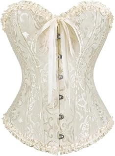 frawirshau Women's Overbust Costume Corset Renaissance Victorian