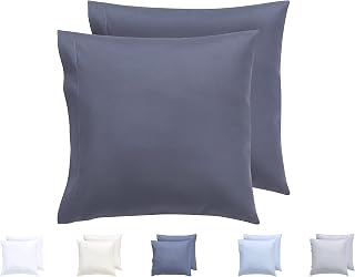 Todocama Set of 2 Extra Soft Hypoallergenic Microfibre Pillow Cases