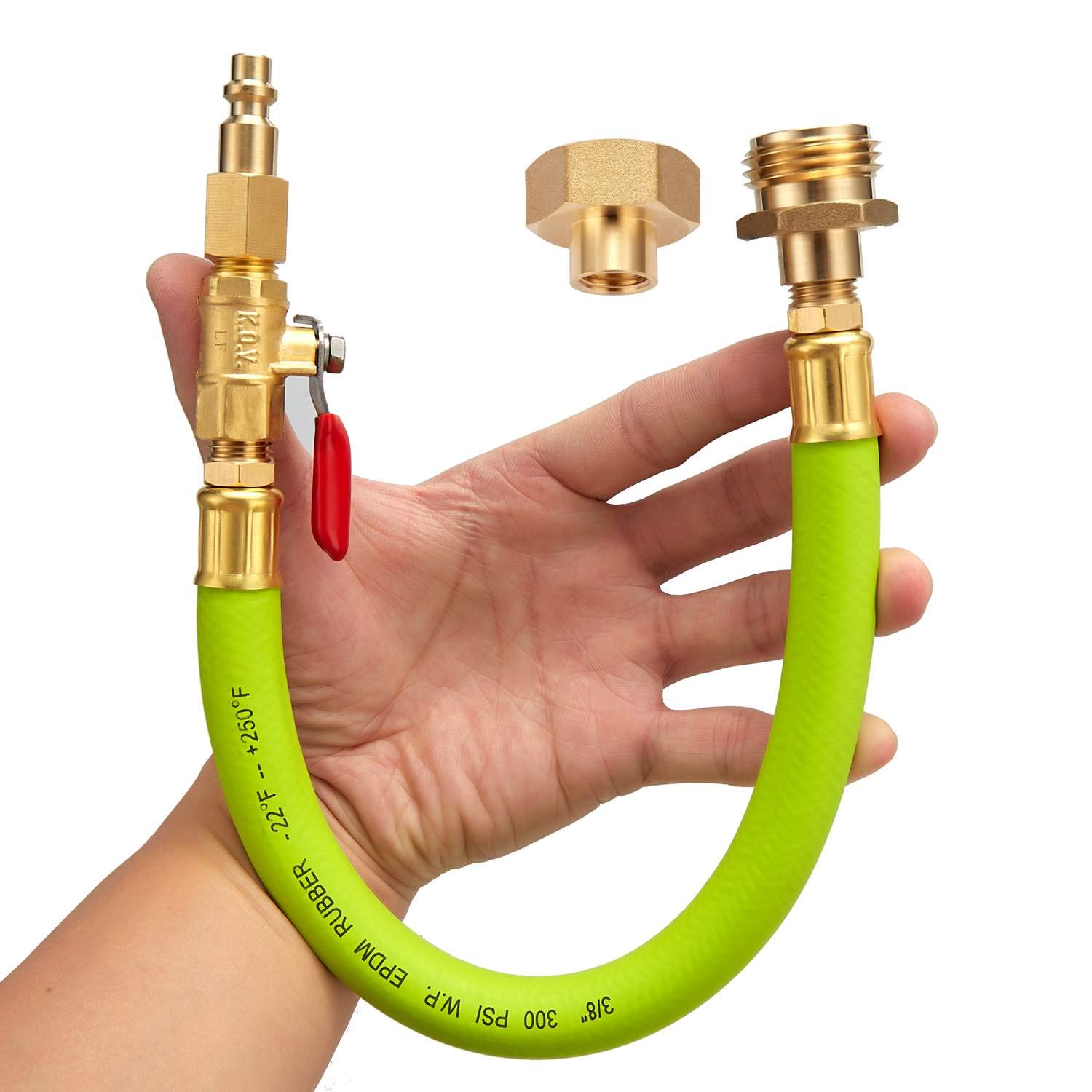 Minimprover Lead -Free Brass 16.9" Winterize Sprinkler System RV Motorhome Boat 