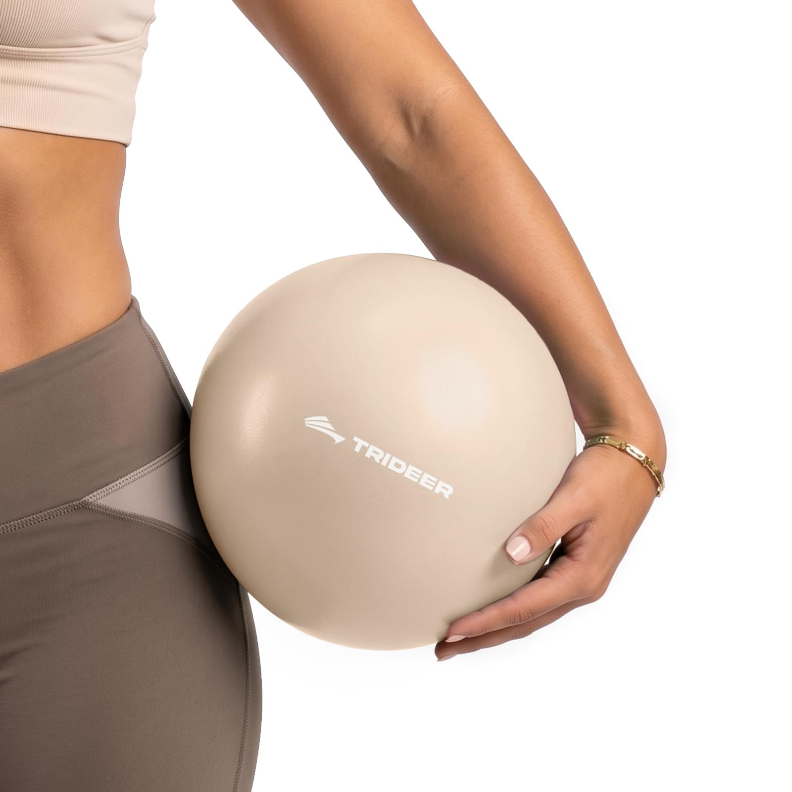 Trideer 9 Inch Pilates Ball with Inflation Straw, Small Exercise Yoga Ball | Pil