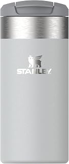 Stanley 1913 Aerolight Transit Travel Mug 0.35L - Keeps 4 Hours Hot - 6 Hours Cold - Dishwasher Safe - Leakproof - Car Cup Holder Compatible - Insulated Coffee Cup - Fog Metallic