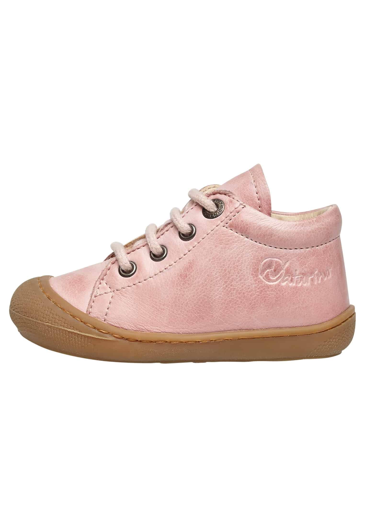 Naturino Cocoon Leather First Steps Shoes, Light Pink 18
