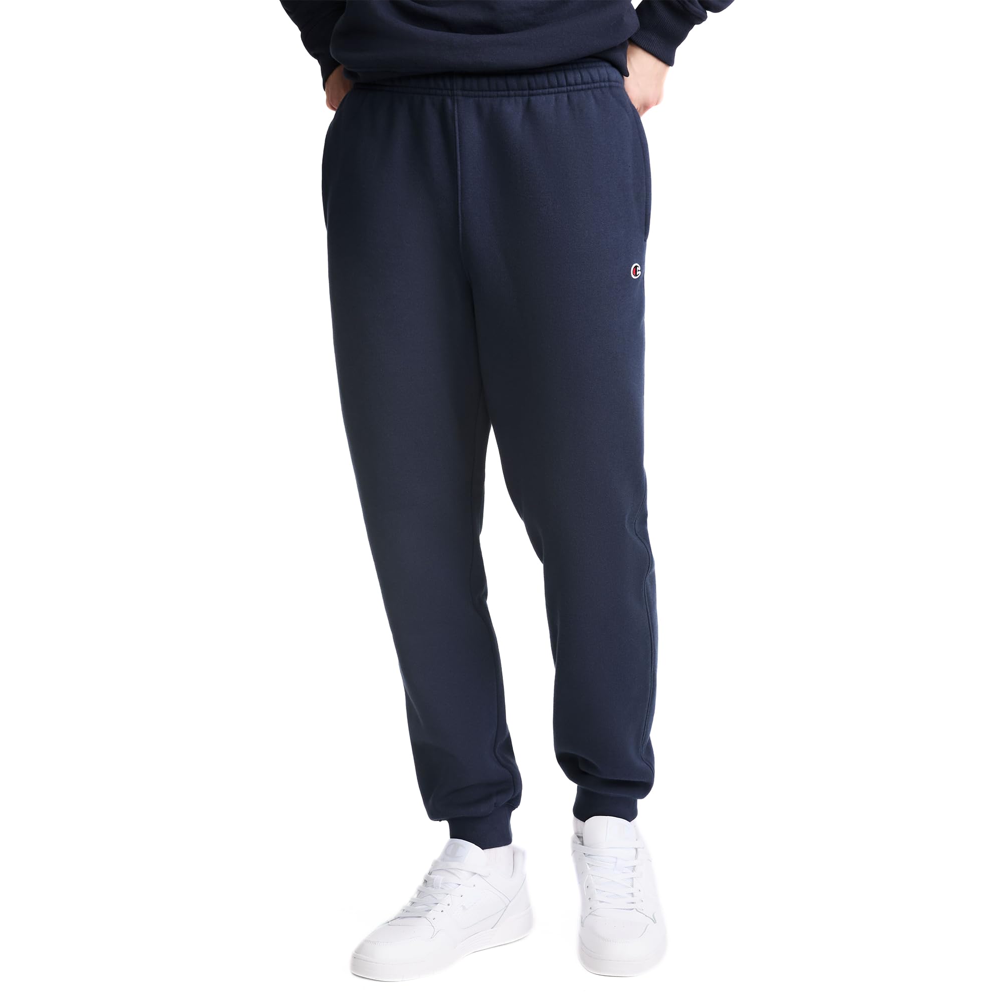 Champion - Fleece Sports Trousers, Cotton Sports Trousers for Men, Patch C, 31-3