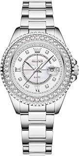 OLEVS Automatic Watches for Ladies Gold and Silver Stainless Steel Waterproof Date Watches Luxury Dress Classic Style