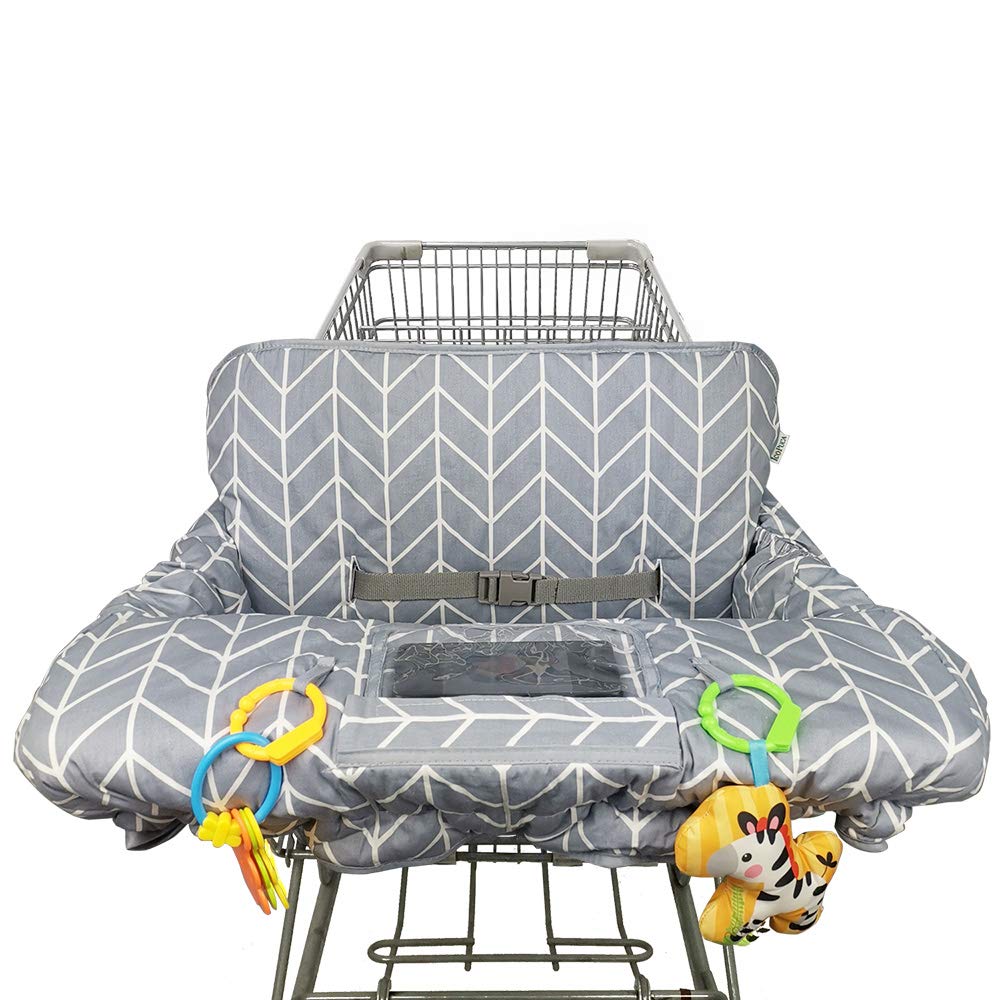 Shopping Cart Cover for Baby ICOPUCA Cotton High Chair Cover, Reversible, Machin