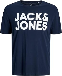JACK & JONES Jjecorp Logo Tee Play SS O-n Noos Pls Men's T-Shirt (Pack of 1)