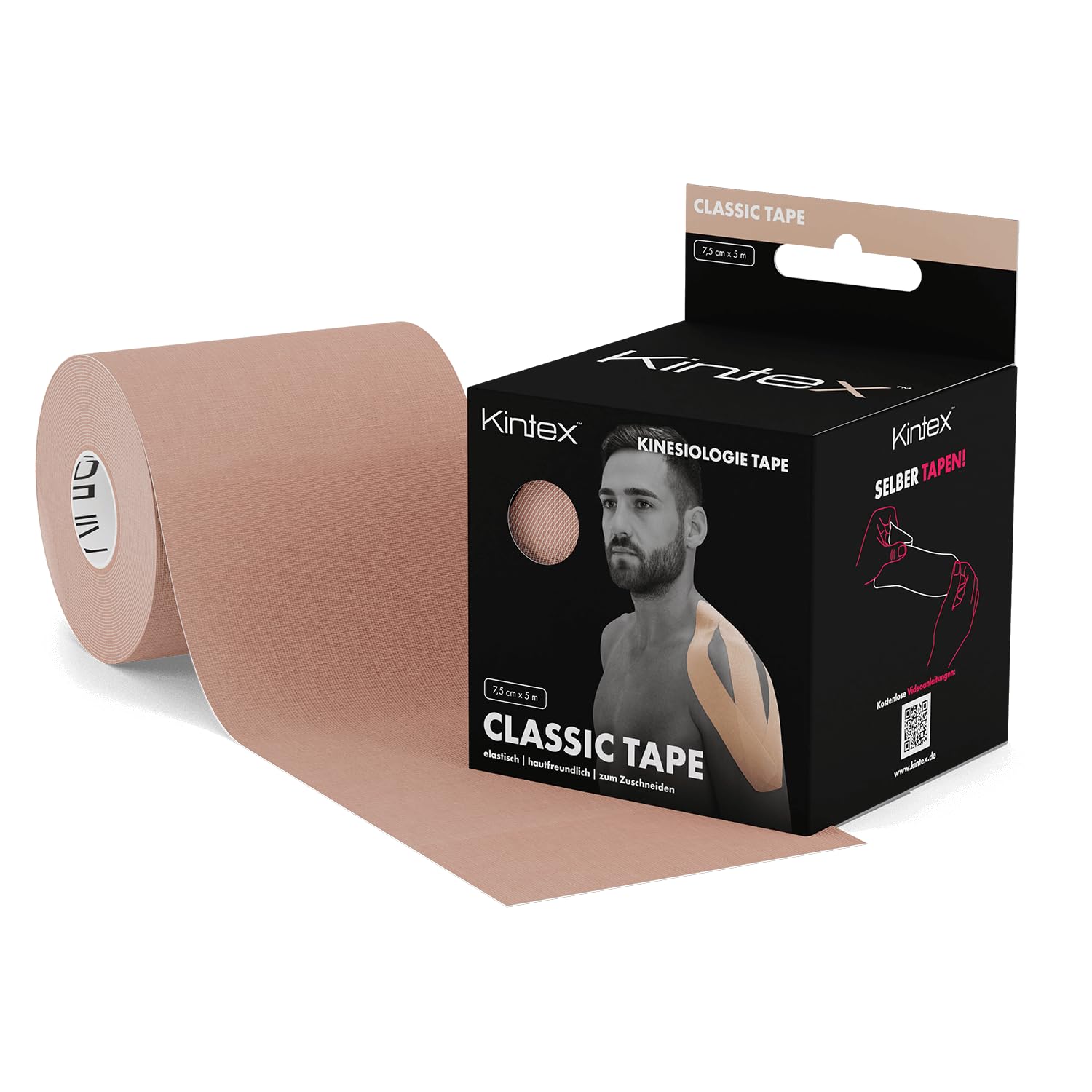 Kintex Kinesiology Tape 3in x 5m - Extra Wide and Waterproof