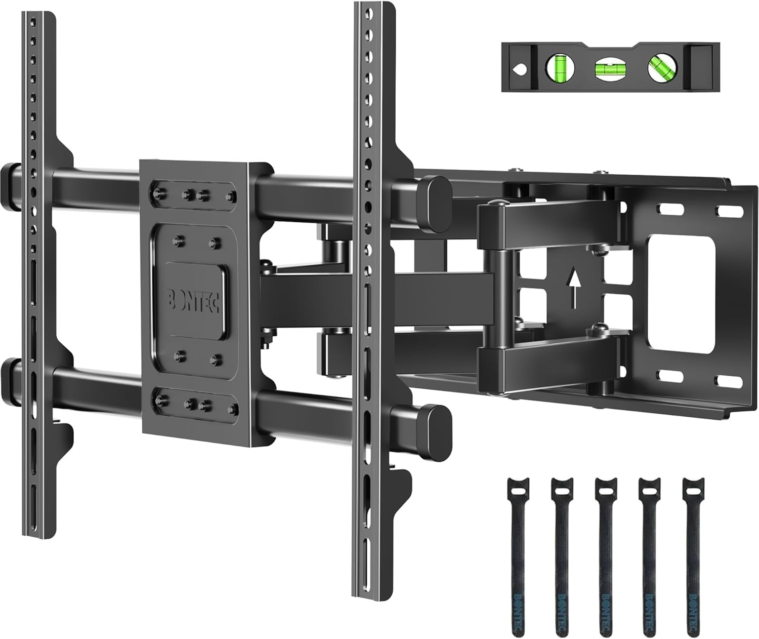 BONTEC TV Wall Bracket for 32-85 Inch TVs, Full Motion TV Wall Mount, 60 kg | Ma