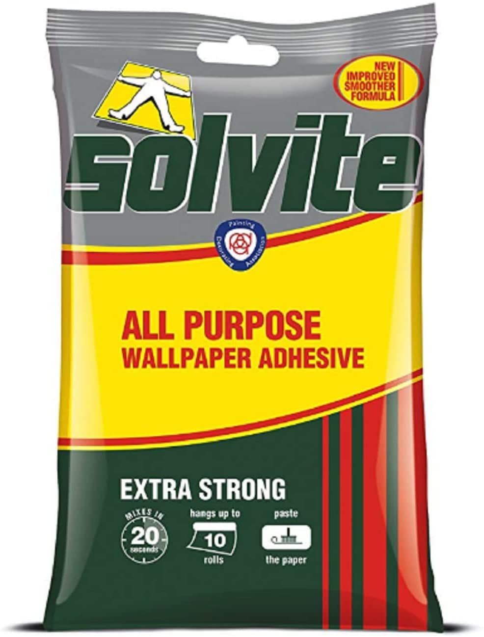 Solvite All-Purpose Wallpaper Adhesive, Reliable Adhesive for Wallpaper, All-Pur