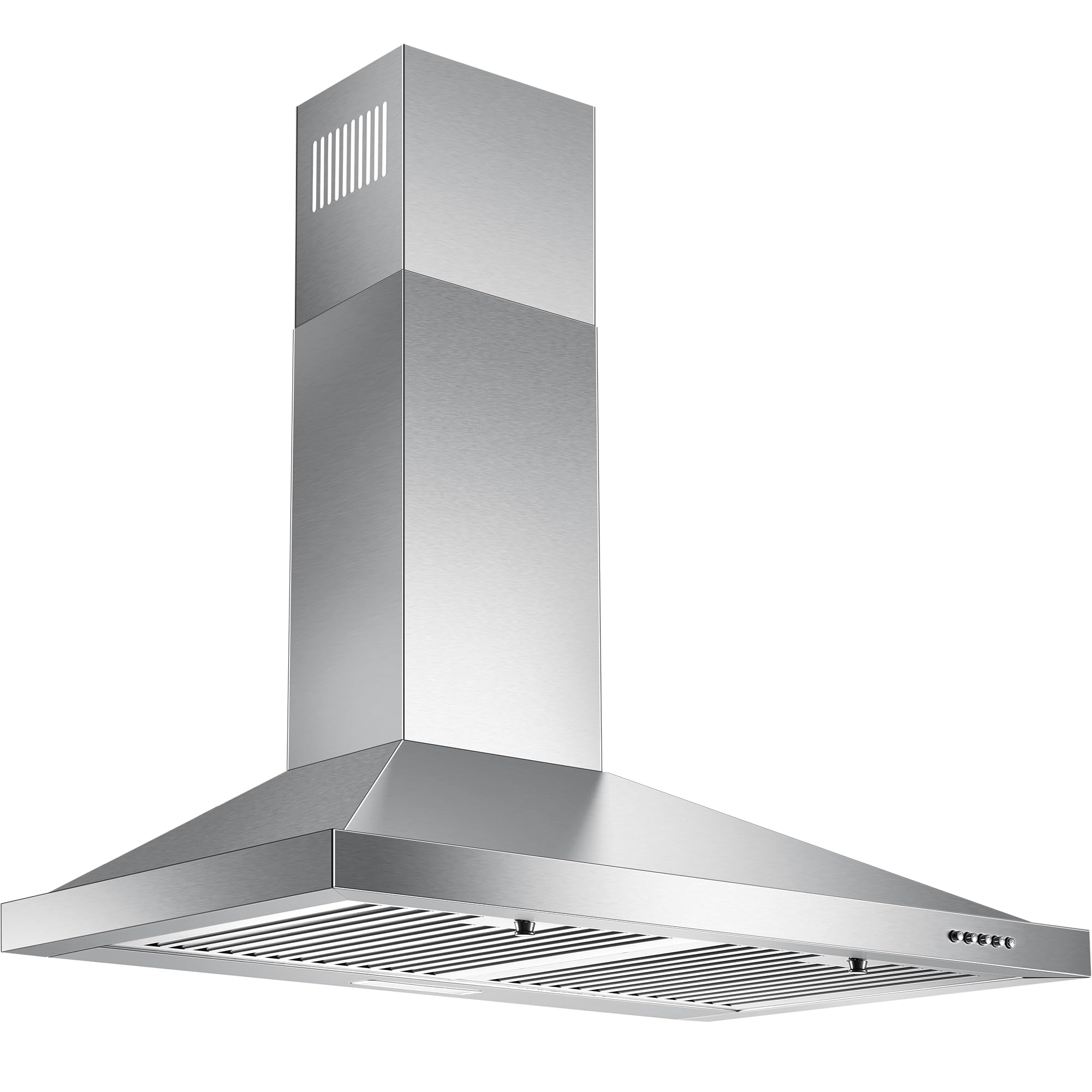 Zomagas 24 Inch Range Hood, Wall Mount Vent Hood in Stainless Steel | Ducted/Duc