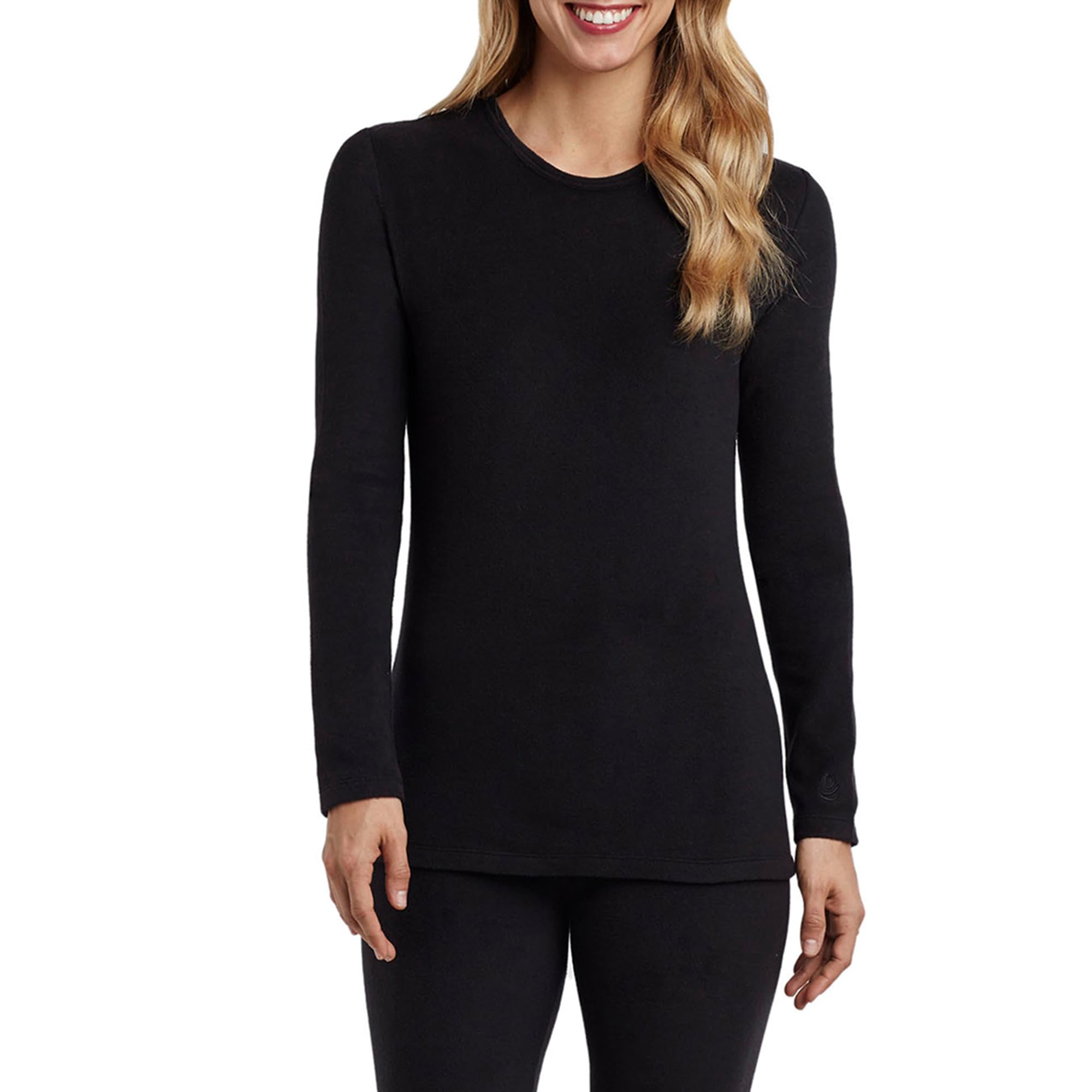 Cuddl Duds Women's Fleecewear with Stretch Crew Neck