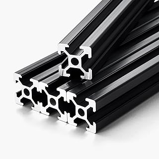 VEVOR 10PCS 78.7 inches (2000mm) T Slot 2020 Aluminum Extrusion Profile | For 3D Printer, 10PCS 78.7 inches (2000mm) T Slot 2020 Aluminum Extrusion Profile, European Standard Anodized Linear Rail